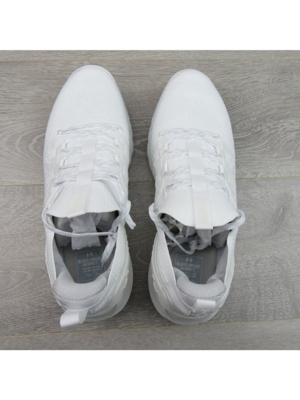 Under Armour Project Rock 3 Training Shoes Mens Size 13 White NEW - Picture 9 of 15